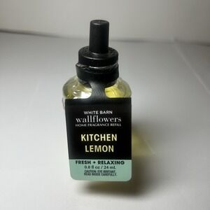 White Barn Bath & Body Works Wallflower Bulb KITCHEN LEMON Retired Refill